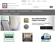 Tablet Screenshot of kerkrentmeester.nl